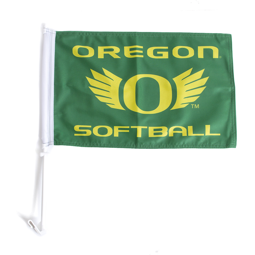 O Wings, Green, Flags, Home & Auto, 11"x16", Softball, Sewing Concept, 707465